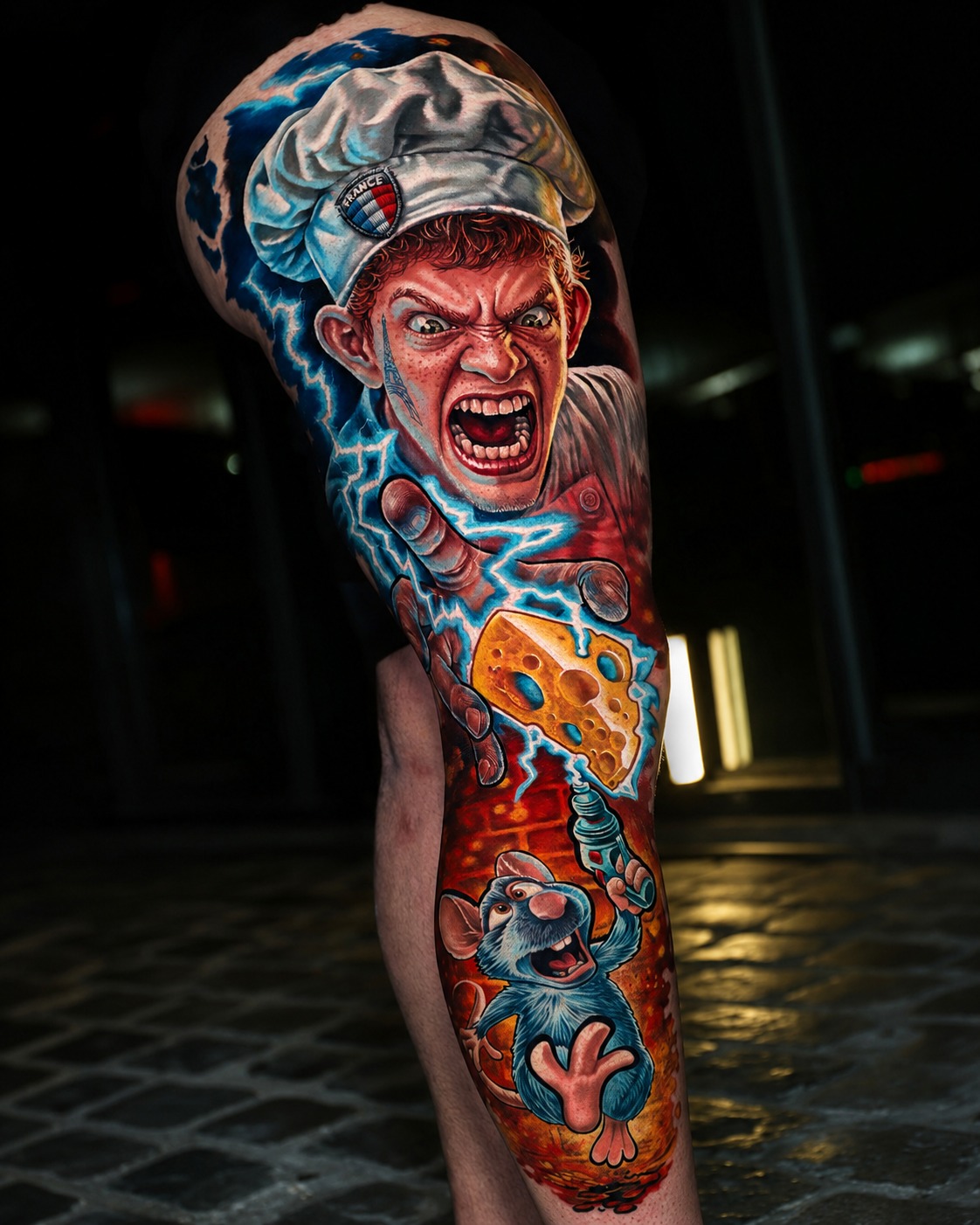Trabalho de realismo colorido por Fernando Tampa